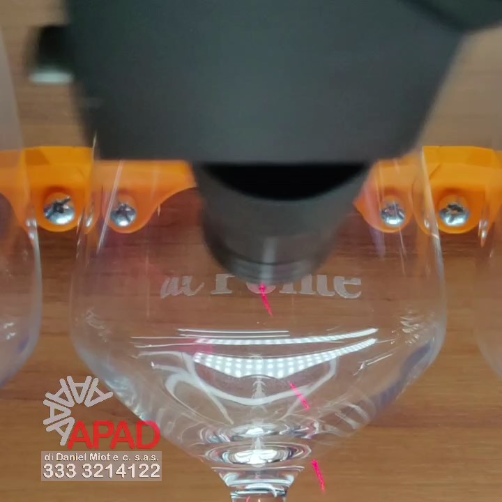 video incisione laser su calice