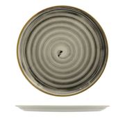 Piatto pizza Circus Spirale Nero