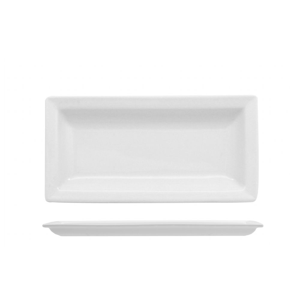 Piatto piano Justwhite 17 Rettangolare