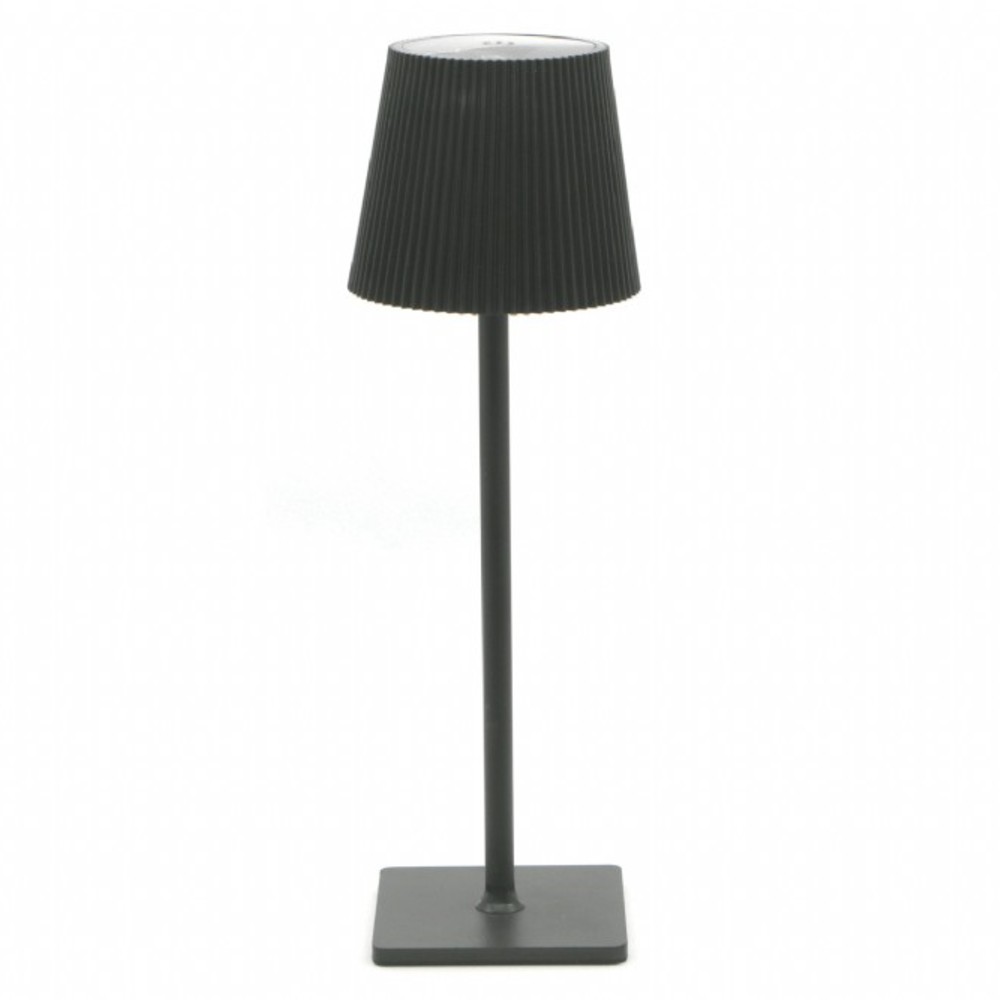 Lampada Plisse nera