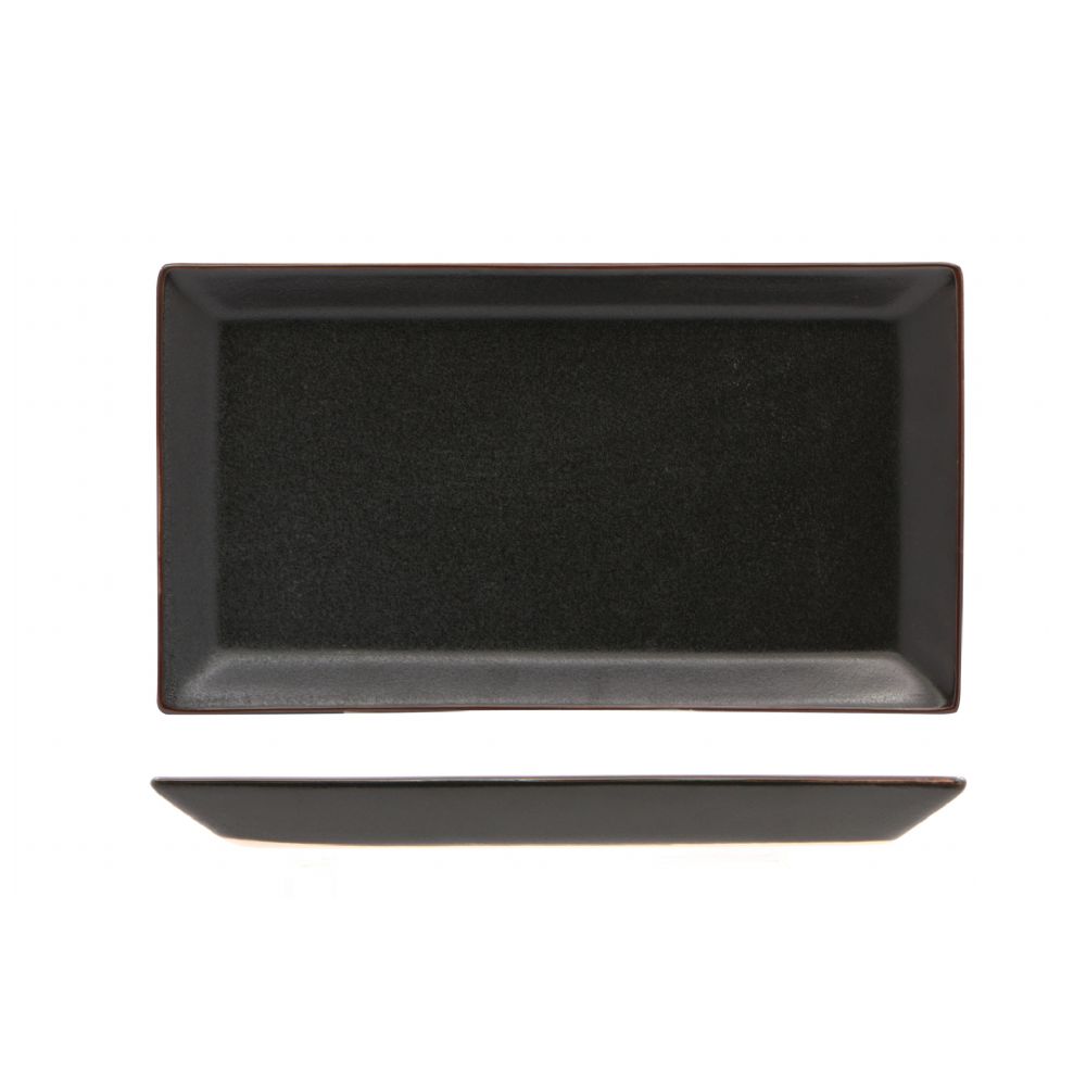 Piatto piano Stromboli 28x16